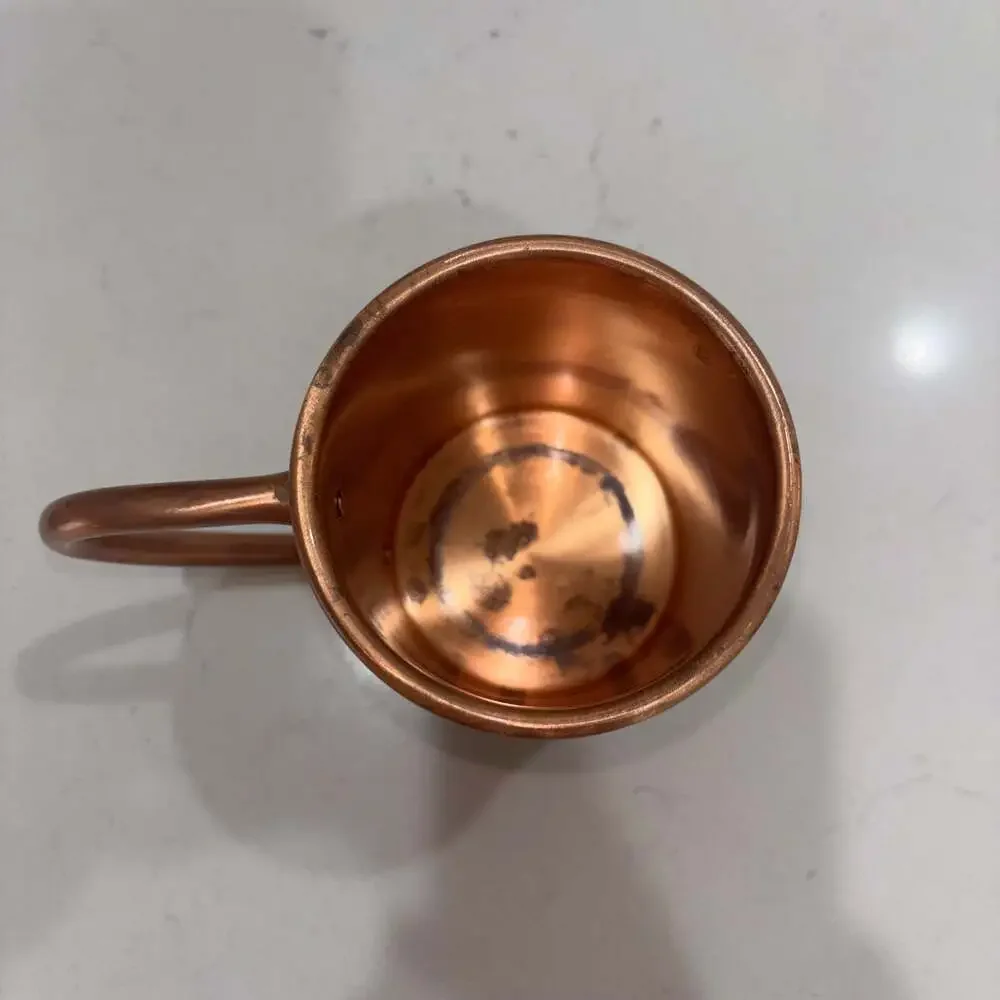 Hangar 1 Vodka Embossed Solid Copper Moscow Mule Mug